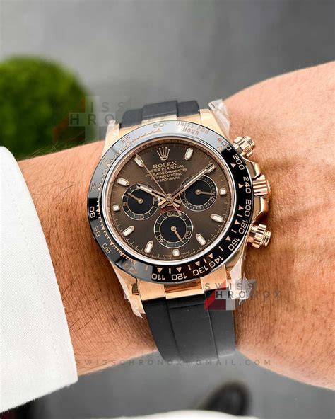 rose gold black dial rolex|rolex chocolate dial.